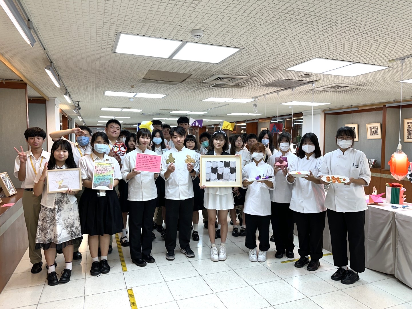 中山工商跨域美感教育成果展  打造藝術、數學與文化的創意饗宴