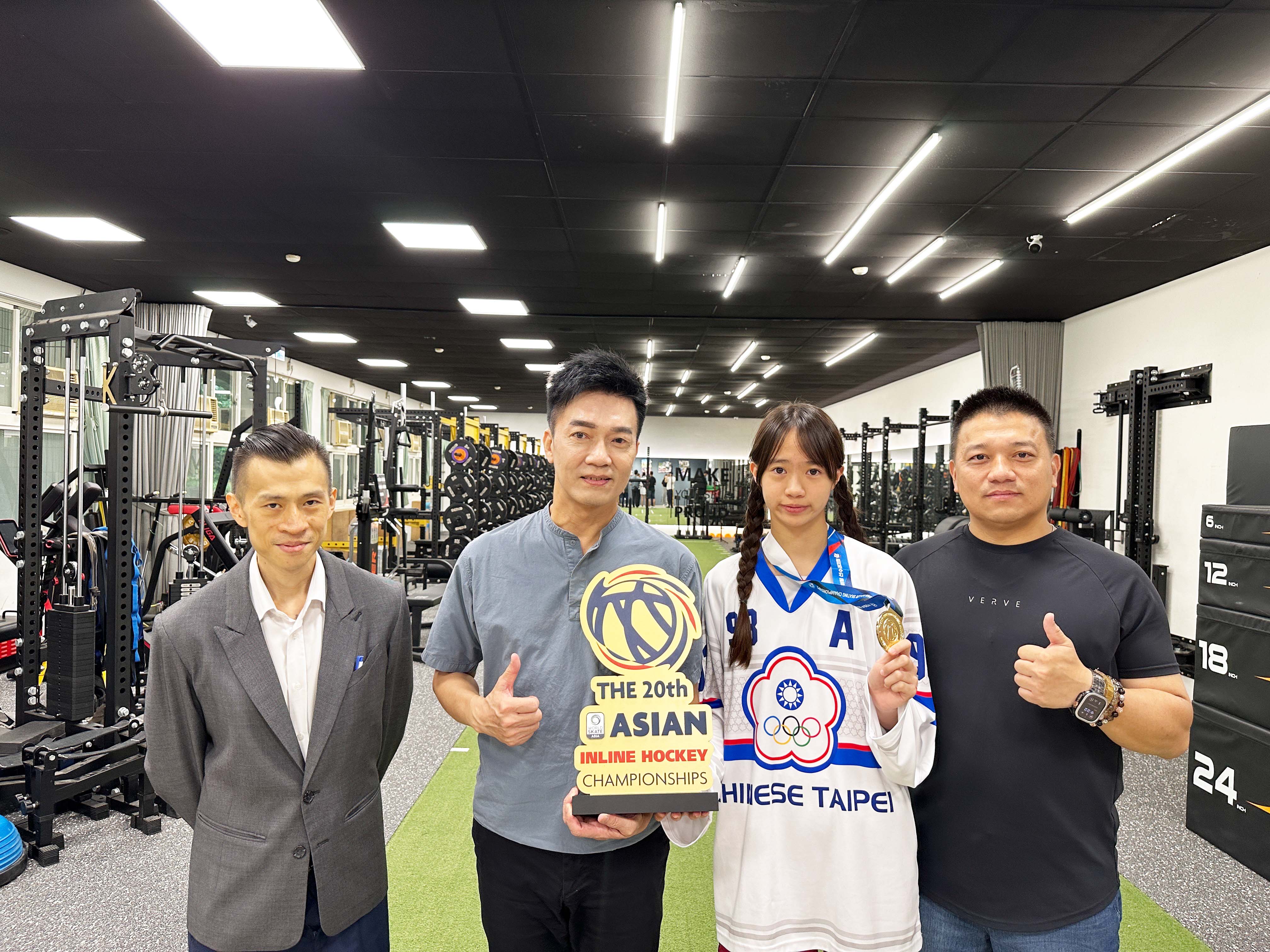 中山工商國中部多元展能學生成就斐然  郭霏霏亞洲盃曲棍球奪金